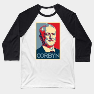 Corbyn 'Hope' Poster Baseball T-Shirt